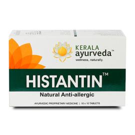 HISTANTIN TABLET 100 Nos by Kerala Ayurveda for Relief from allergies