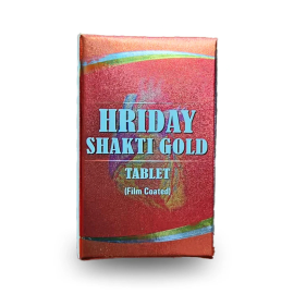 Hriday Shakti Gold Tablet (Film coated) by Jamna, 30 TAB, Controlls Cholesterol and Blood Pressure