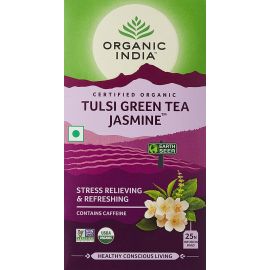 Tulsi Green Tea Jasmine 25 Tea Bags by Organic India
