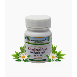 KHADIRADI VATI (60 TABLETS) by Planet Ayurveda