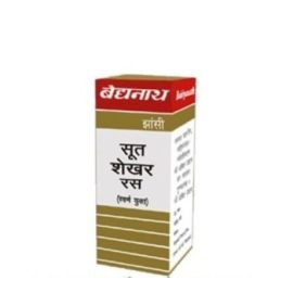 Baidyanath Sutashekhar Ras No1 with Gold (Swarna Yukta) 10 tab