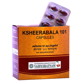 Ksheerabala 101 Soft Gel Capsules 100 Nos by Vaidyaratnam