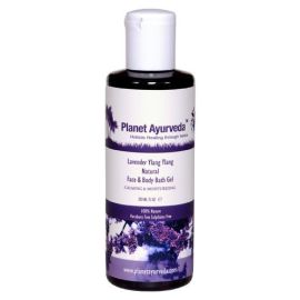 LAVENDER NATURAL FACE & BODY BATH GEL (210 ml) by Planet Ayurveda