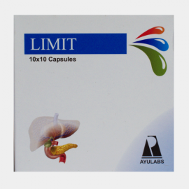 LIMIT Capsules (100 Capsules) by Ayulabs, for Diabetics
