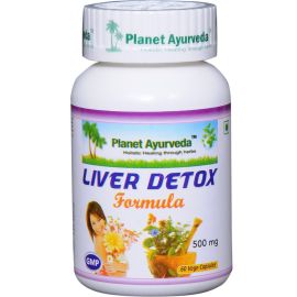 LIVER DETOX FORMULA (60 capsules) by Planet Ayurveda