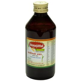 Maha Manjishthadi Kashaya 200ml (Skin Diseases, Gout, Syphilis, Non Healing Wounds) by Nagarjun