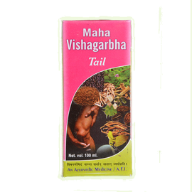 MAHA VISHAGARBHA TAIL (100 ml) by Maharshi Badri, Musculo-Skeletal Or Neuro-Muscular Diseases