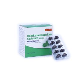 MAHAKALYANAKAGHRITAM SAPTAVARTI 100Nos Softgel Capsules by SahasraYogam