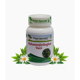 MAHAMANJISTHADI GHAN VATI (120 TABLETS) by Planet Ayurveda