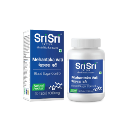 Sri Sri Tattva Mehantaka Vati – 60 Tablets | Ayurvedic Blood Sugar Control & Diabetes Care
