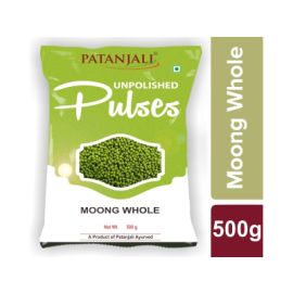 UNPOLISHED MOONG SABUT (500 GM) by patanjali