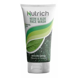 NUTRICH Neem & Aloe Face Wash 100g by Ayulabs (For Clean & Hydrate Your Face)