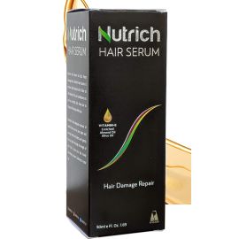 NUTRICH Hair Serum 50ml by Ayulabs (For Smooth, Soft and Shiny Hair)