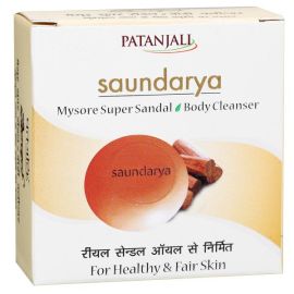 SAUNDARYA MYSORE SUPER SANDAL BODY CLEANSER (75 GM) by patanjali