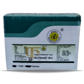 Phalatrikadi Yog 250 Gm (1000 Tablets) – Agasti Pharmaceuticals - Supports Digestive Health, Liver Function & Detoxification