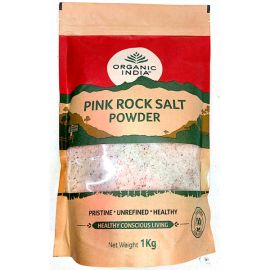 Himalayan Pink Rock Salt Powder (1 Kg) by Organic India