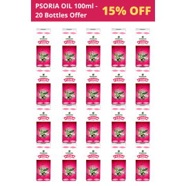 PSORIA OIL 100ml By Nagarjuna X 20 Bottles Offer