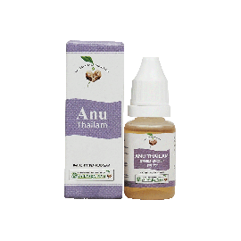 Anu Thailam 10ml by Vaidyaratnam - Ayurvedic Nasal Oil for Respiratory & Sinus Health