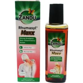 Rhumasyl Maxx Oil 100ml by Zandu - Advanced Ayurvedic Pain Relief for Joints & Muscles