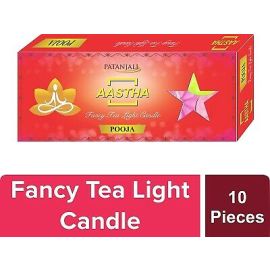 AASTHA FANCY TEA LIGHT CANDLE (98 GM) by patanjali