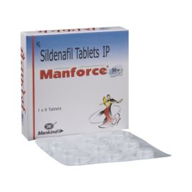 MANFORCE 50MG TABLET (9 tab x 1 strip)