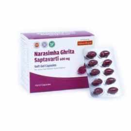 NARASIMHA GHRITA SAPTAVARTI 600mg soft gel Capsules 100nos by SahasraYogam