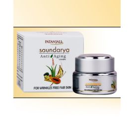 SAUNDARYA ANTI AGING CREAM 15gm patanjali