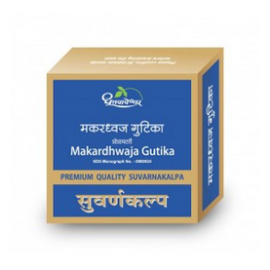 MAKARDHWAJ GUTIKA 60 TAB (30tab x 2pc) - PREMIUM QUALITY SUVARNA KALPA