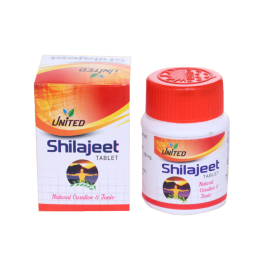 Shilajeet Vati by United 30 Tab, for Vascular disorders,Diabetes,Impotency,Urinary disorders,Weakness