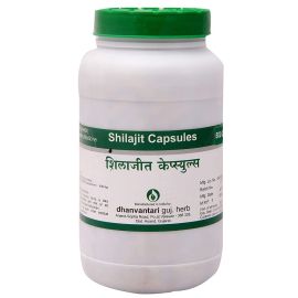 Shilajit Capsule (500Capsules) by Dhanvantari, Useful in General Tonic
