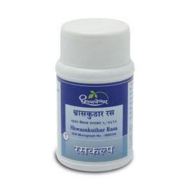 SHWASAKUTHAR RASA 60 tab by Dhootapapeshwar, for Cough, Asthma