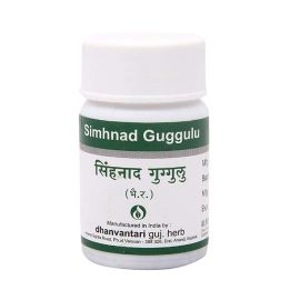 Simhnad Guggulu Tablets (120Tablets), by Dhanvantari, Useful in Rheumatic Disease & Joint Pain