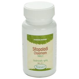 Sitopaladi Tablet 50gm (Acute, Chronic Respiratory Affections, Dry Cough, Wet Cough, Breathlessness, Pharyngitis, Tonsillitis, Laryngitis) by Nagarjun