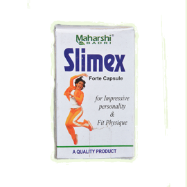 SLIMEX FORTE CAPSULES (20 Capsules) by Maharshi Badri,Helps To Cut Down The Excess Fat