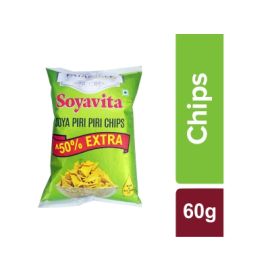 SOYAVITA SOYA PIRI PIRI CHIPS (60 GM) by patanjali