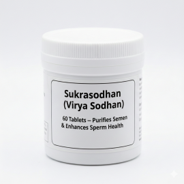 Sukrasodhan (Virya Sodhan) Tablets, 60 Tablets – Purifies Semen, Removes Toxins & Enhances Sperm Health