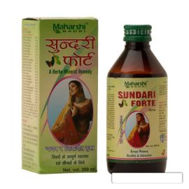SUNDARI FORTE SYRUP (200 ml) by Maharshi Badri, Provides Energy And Stamina On Special Days