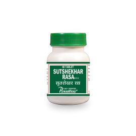 Sutshekhar Rasa (Sada) 60 Tablets – Hyperacidity & Digestive Support – Punarvasu