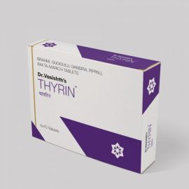 THYRIN 60 Tablets by Dr. Vasishth – Supports and Stimulates Thyroid Function