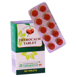 Thyrocalm Tablets 100 Nos by Vaidyaratnam