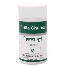 Trifla Churna 500gm by Dhanvantari – Natural Remedy for Eye Disorders, Skin Problems, Constipation & Digestive Health