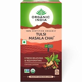 Tulsi Masala Chai 25 Tea Bags by Origanic India
