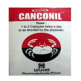 Unjha Canconil Capsules 30Nos, for superlative wounds, tumors, cancer etc.