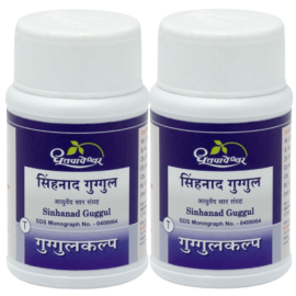 Sinhanad Guggul 120 tablets (60tab*2 Pc Combo)