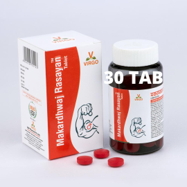 Makardhwaj Rasayan Tablet (30 Tablets) by Virgo UAP Pharma – Natural Aphrodisiac for Vitality & Sexual Health