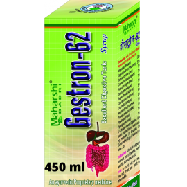 GESTRON – 62 SYRUP (450 ml) by Maharshi Badri, Helps To Cure Indigestion