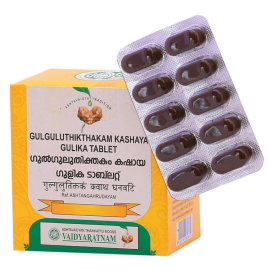 Gulguluthikthakam Kashaya Gulika Tablet 100 Nos by Vaidyaratnam