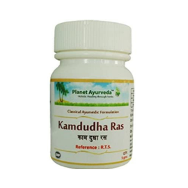 KAMDUDHA RAS Plain (60 tablets) by Planet Ayurveda