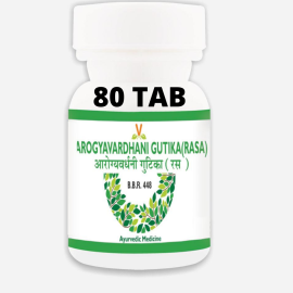 AAROGYAVARDHINI GUTIKA (RASA) (80 tablets) by Virgo UAP Pharma