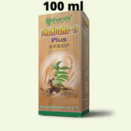 CHANDANA-19 PLUS SYRUP (100 ml) by Maharshi Badri, Relieves Burning Micturation